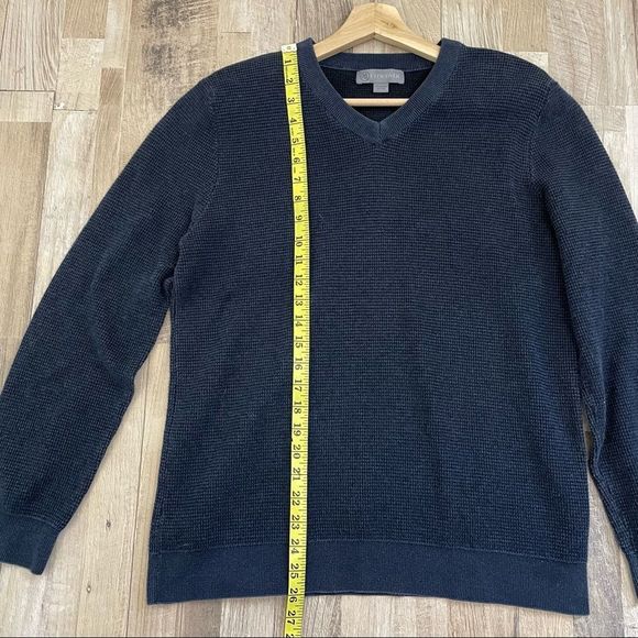 Cloudveil | Navy Waffle Knit Sweater - Picture 3 of 10